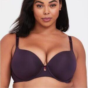 Torrid Curve Back Smoothing T-Shirt Bra in Purple, Sz 40DDD